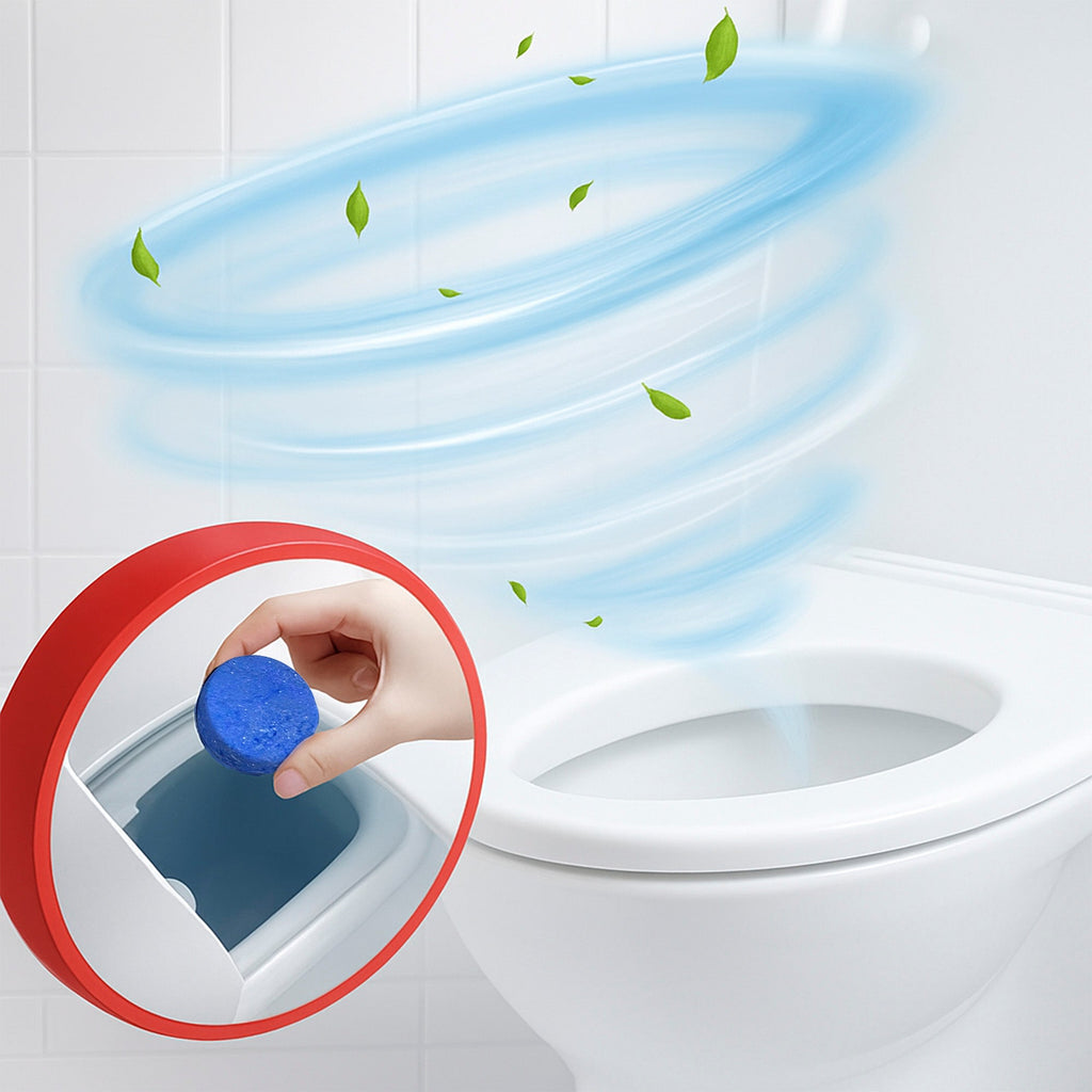 Pursonic Ultimate Home Cleaning Bundle – Rechargeable Scalable Scrubber Brush + Automatic Toilet Bowl Cleaner Tablets